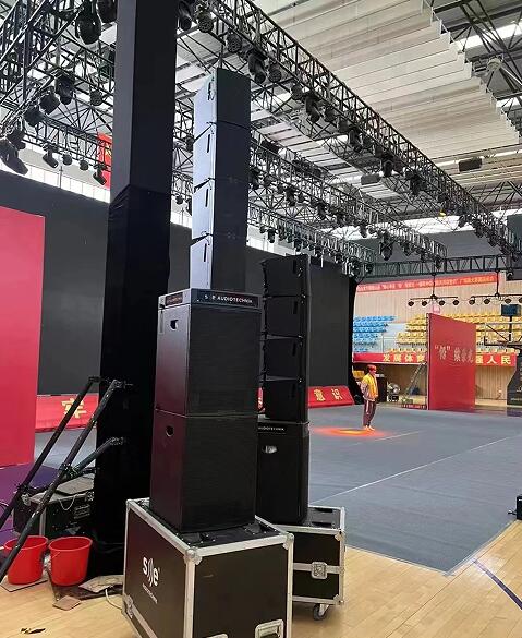 室内商演设备安装完成